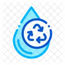 Recyclage de l'eau  Icône