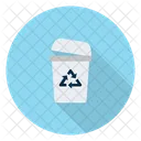 Recycle Dustbin Basket Icon