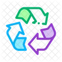 Environmental Industry Recycle Icon