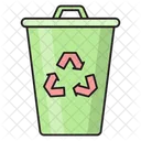 Recycle Garbage Dustbin Icon