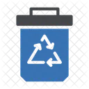 Recycle Dustbin Basket Icon