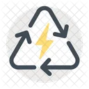 Recycle Electricity Sign Icon