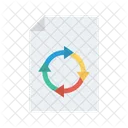 Recycle File Document Icon