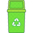 Recycle Bin Green Icon