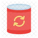 Recycle Can Tin Icon