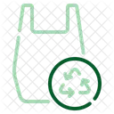 Eco Friendly Shopping Bag Reusable Icon