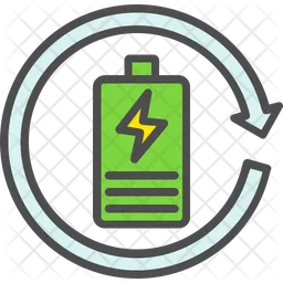 Recycle Battery  Icon