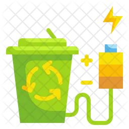 Recycle Battery Energy  Icon