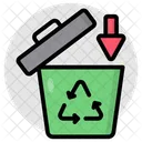 リサイクルビン、ゴミ箱、ごみ箱 アイコン