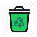 휴지통 재활용 쓰레기통 아이콘
