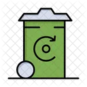 Bin Recycling Energy Icon