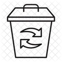Recycle Bin Garbage Can Dustbin Icon