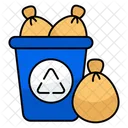 Recycle Bin Wastebin Dustbin Icon