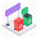 Trash Recycling Recycle Bins Garbage Recycle Icon