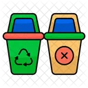 Recycle Bins Waste Bins Dustbins Icon