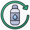 Water Bottle Ecology Recycle Bottle Icon