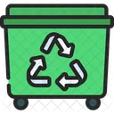 Recycle Dumpster  Icon