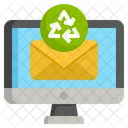 Recycle Email  Icon