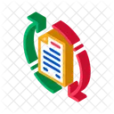 Document Web Cycle Icon