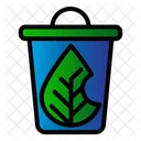 Trash Recycle Leaf Icon