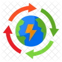 Recycle Global Global Energy Earthday Icon