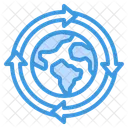 Recycle Globe Save The Planet Ecology Icon