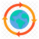 Recycle Globe  Icon