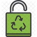 Recycle Lock Lock Locked Icon
