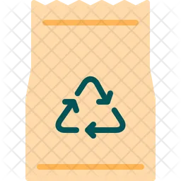 Recycle Paper Bag  Icon