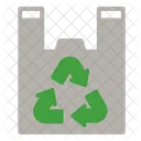 Plastic Bag Recycling Icon