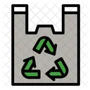 Plastic Bag Recycling Icon