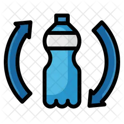 Recycle Plastic Bottle  Icon