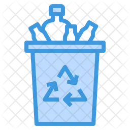 Recycle Plastic Waste  Icon