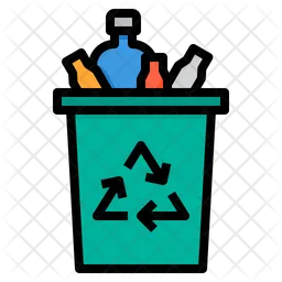 Recycle Plastic Waste  Icon