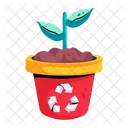 Recycle Pot Plant Pot Houseplant Icon