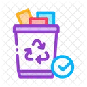 Trash Set Web Icon
