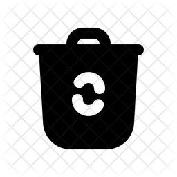 Recycle trash can  Icon