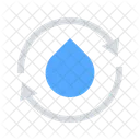 Water Recycle Drop Icon