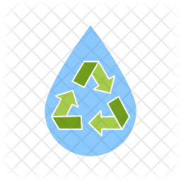 Recycle Water  Icon