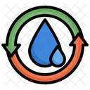 Recycle Water Recycling Water Water Cycle Icon