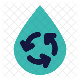 Recycle Water  Icon