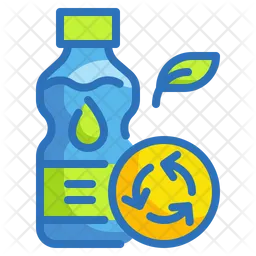 Recycle Water Bottle  Icon