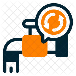 Recycle Water  Icon