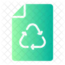Recycled Paper Eco Recycle Icon