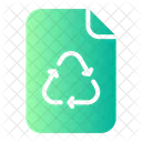 Recycled Paper Paper Recycling Icon