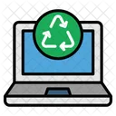 Laptop Electronics Recycle Icon