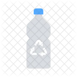 Recycled water bottle  Icon