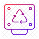 Recycler Panneau Panneau De Recyclage Icône