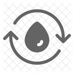 Recycler l'eau  Icône