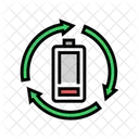 Recycling Battery Technology Icon